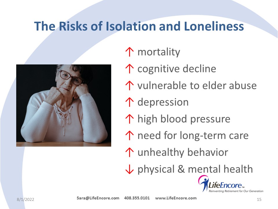 The Risks of Isolation and Loneliness